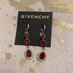 NWT Givenchy Red Earrings